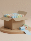 56mm x 14 Mtrs Colour Coreless Thermal Paper Rolls | ₹10 per Piece (500 Rolls) / ₹5,000 per Box (500 Nos)